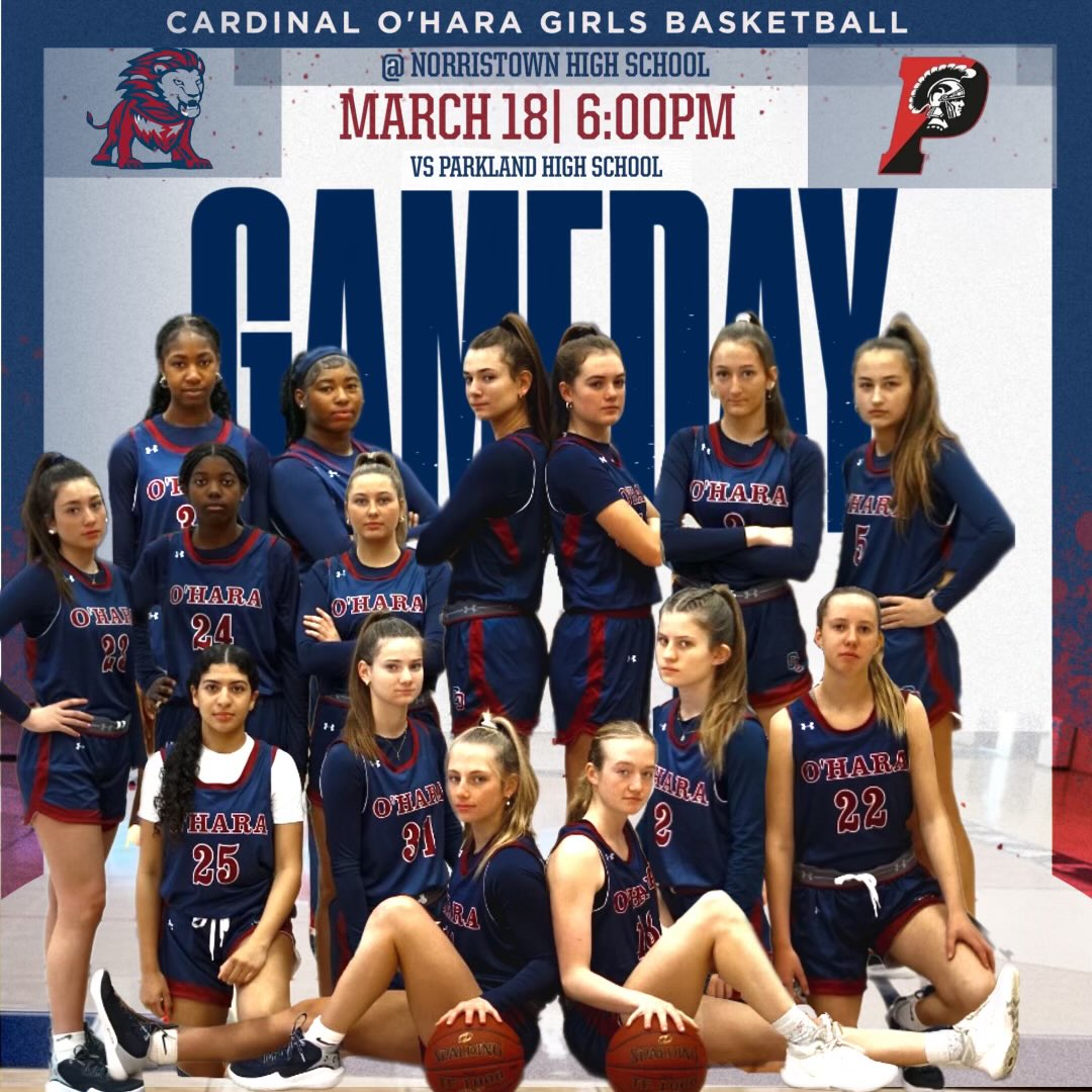 A little March Madness for this crew tonight!!!! Final Four matchup against a tough Parkland squad! Come out to Norristown and  cheer us on! 🦁🏀🦁