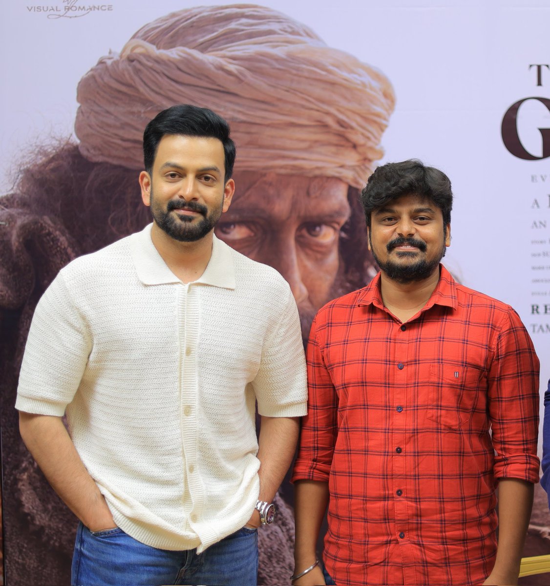 #Aadujeevitham - Interview Time with @PrithviOfficial sir. Aadujeevitham Process, Real Najeeb Mohammed, Director Blessy, Director Radhamohan's Mozhi, Prakashraj, Tamil Directors, Malayalam Cinema Business and much more... Do watch in @CinemaVikatan #TheGoatLife