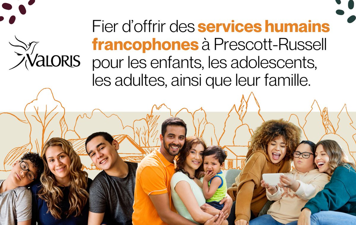 Valoris est une organisation en Ontario où la langue de travail est le français, dans une région majoritairement francophone. Nous promouvons la langue française, tout en offrant un soutien à notre communauté.  #JournéedelaFrancophonie #Mon20mars