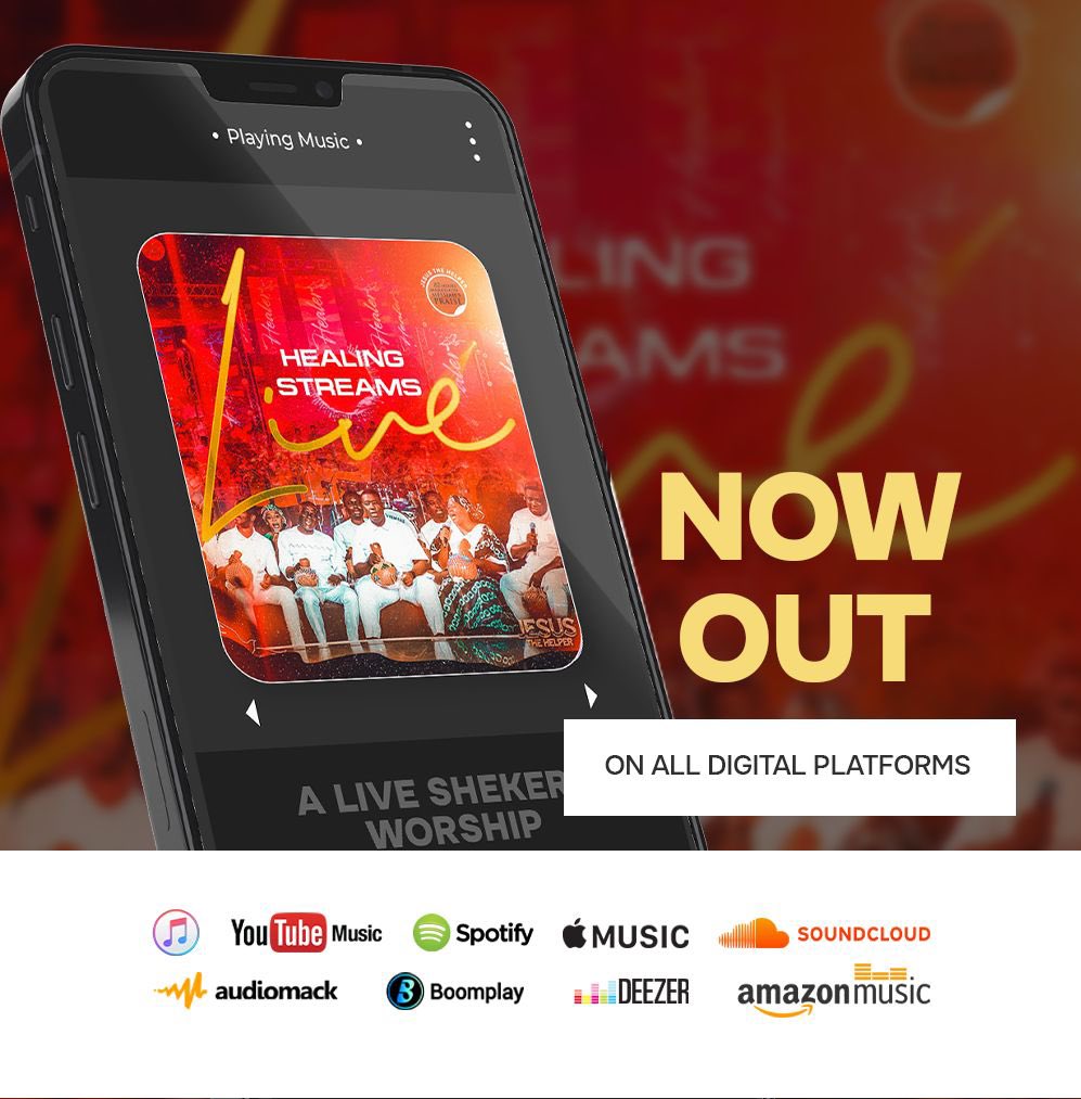 TheMMPraise's tweet photo. For the first time on the Marathon Messiah’s Praise Altar, we had a live Shekere Worship Session and it was amazing!

The good news is, you can now stream the worship session live on all digital platforms!!! Listen on YouTube Music, Audiomack, Spotify, Boomplay, Deezer, SoundCloud, Amazon Music, and let the music heal and inspire you.

#TheMMPraise #TheHealingStreams #JesusTheHelper #JTH #82HoursMMPraise