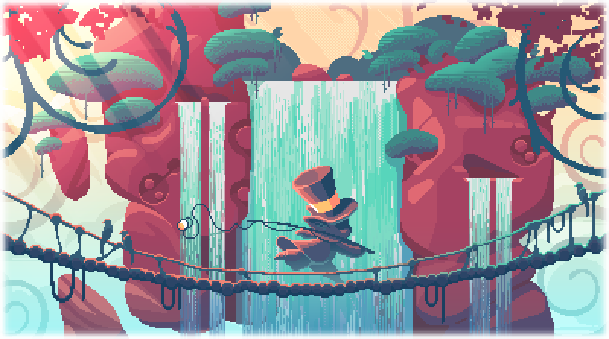LazyBearGames's tweet photo. Aren't loading screens from #BandleTale look magical? Handdrawn pixel-by-pixel😍 https://t.co/C916ZSeNYg