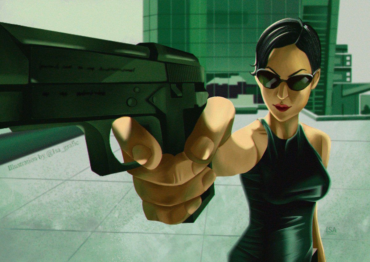 Isa_grafic's tweet image. Arte digital escena Matrix #matrixcolor #matrix #matrixhair #matrixtrinity #trinity #arma #womanportrait #woman #portraitwoman #portrait #digitalportraitpainting #digitalpainting #digitalcommission #commisionedart #commisionsopen #comisionesdibujos #ilustrationart #artoftheday