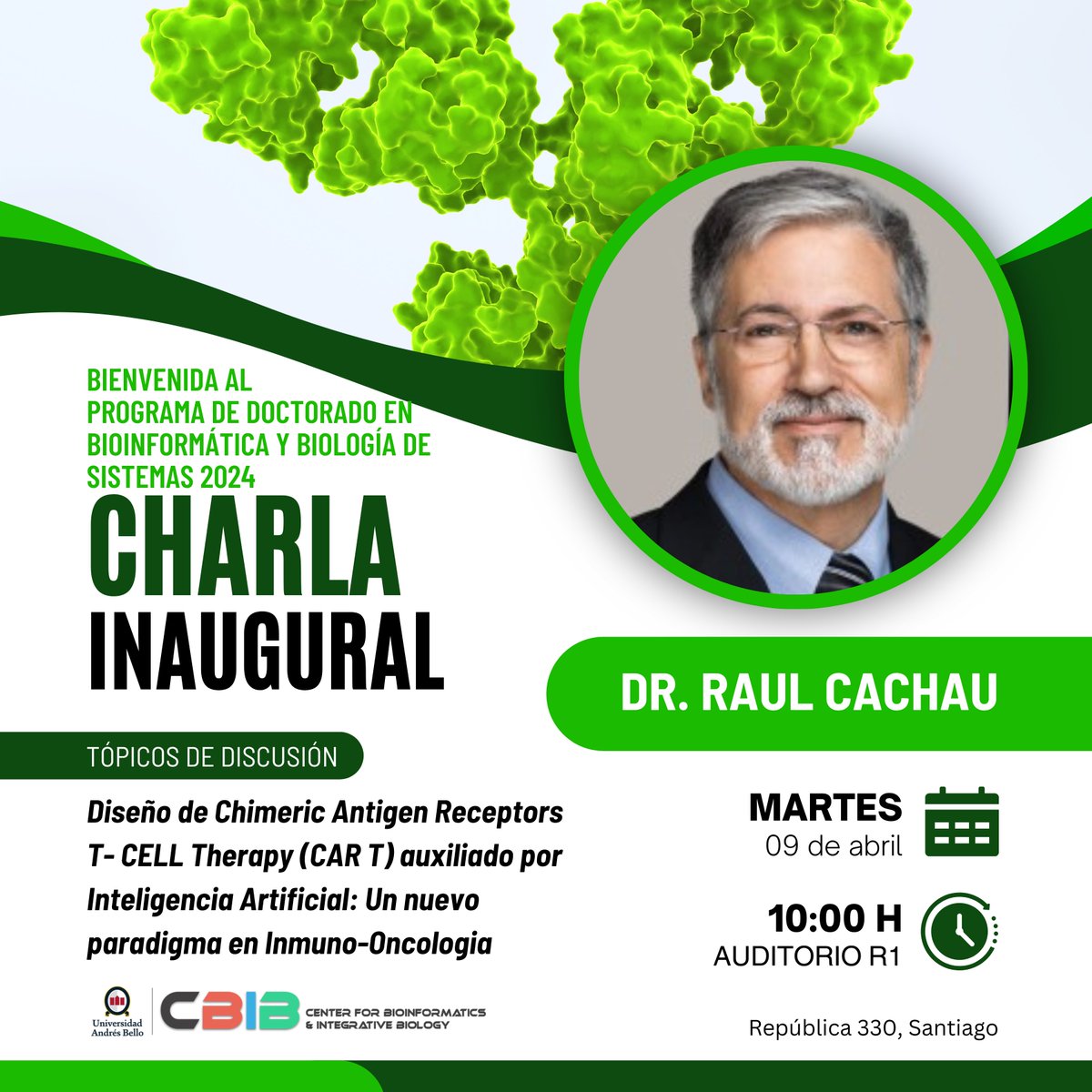 CBIB UNAB (@cbib_unab) on Twitter photo ¡Atención estudiantes!🎓El 09 de abril se imparte la charla de bienvenida al Programa #DBBS, por parte del Dr. Cachau. Únete a nosotros para explorar este fascinante tema y dar inicio a un nuevo periodo lleno de aprendizaje e innovación. ¡Nos vemos allí! <a href="/DoctoradosUNAB/">Doctorados UNAB</a> #IA ¡Atención estudiantes!🎓El 09 de abril se imparte la charla de bienvenida al Programa #DBBS, por parte del Dr. Cachau. Únete a nosotros para explorar este fascinante tema y dar inicio a un nuevo periodo lleno de aprendizaje e innovación. ¡Nos vemos allí! <a href="/DoctoradosUNAB/">Doctorados UNAB</a> #IA