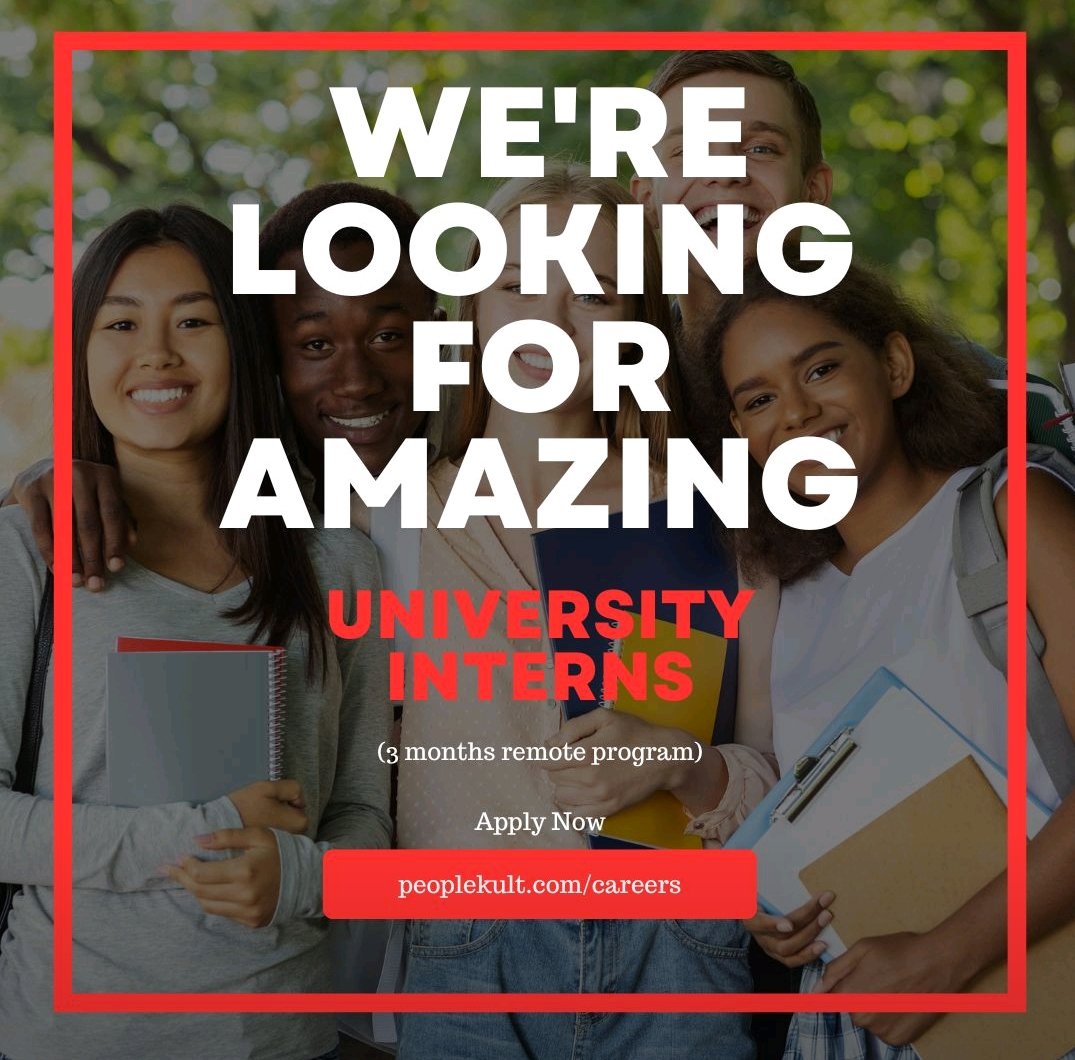 I got the chills! The exclusive internship program for University Students is starting in May 2024.

✔️ It is remote
✔️ Has weekly training sessions
✔️ It is co-managed by 2 cool and edgy companies The Cornerstone Advisory and PeopleKult
(Tread)