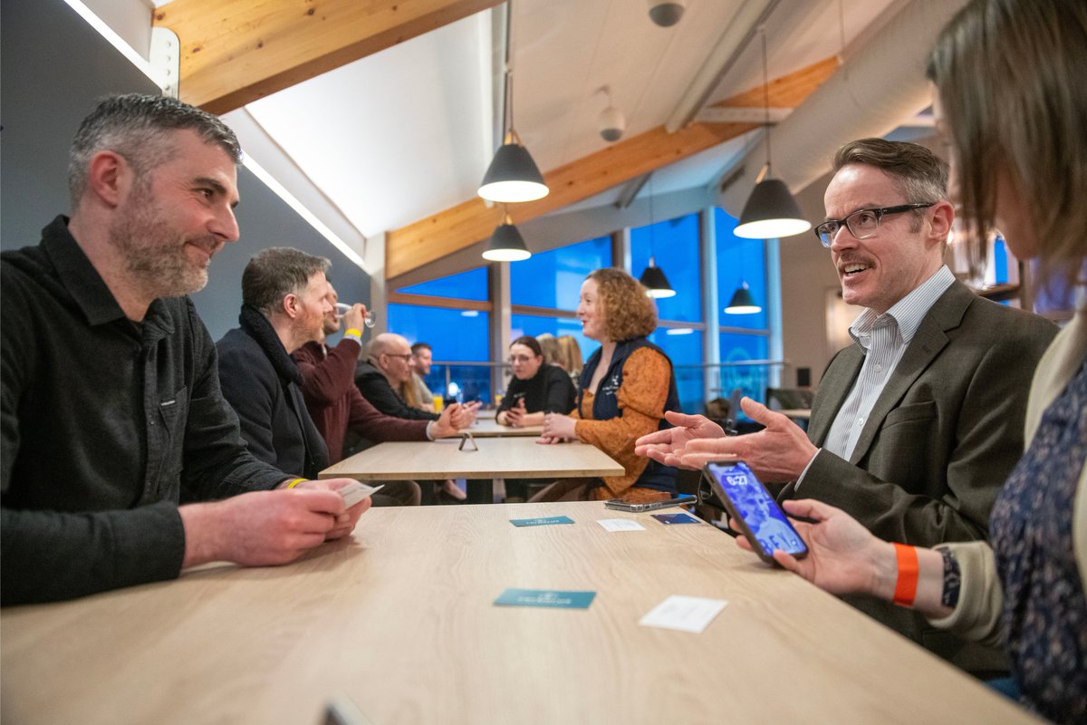 LA23NET's tweet image. New connections, cowbells and a mountain of scotch eggs... Yes, we did had a lot of fun speed networking last Thursday 😊
Browse our photos from the evening 👉 flic.kr/s/aHBqjBhTwa
See you all at @lakelandarts @windermerejetty for April&apos;s #LA23NET 🎨
#Cumbria #LakeDistrict