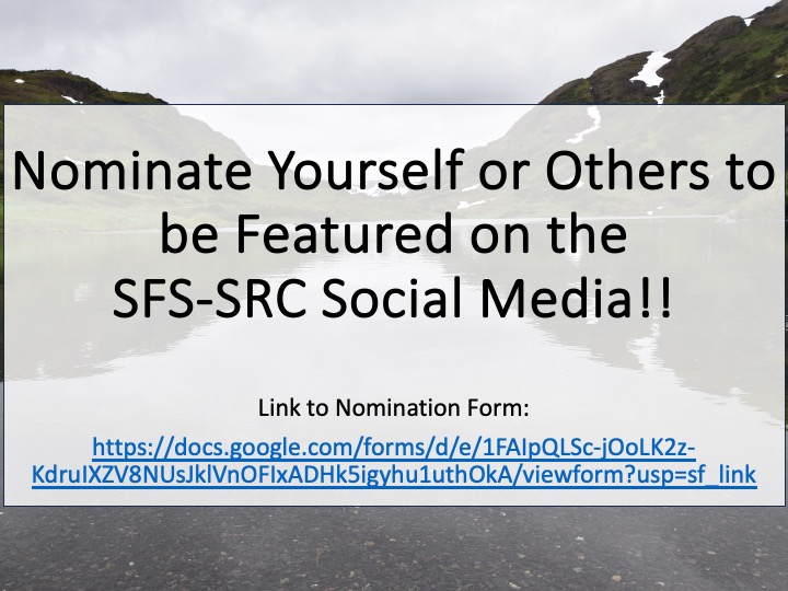 We are excited to announce an opportunity to nominate students to be featured on our social media!! If you, or someone you know, is interested in being highlighted on our social media channels, please fill out this form. Looking forward to learning more about our student members!