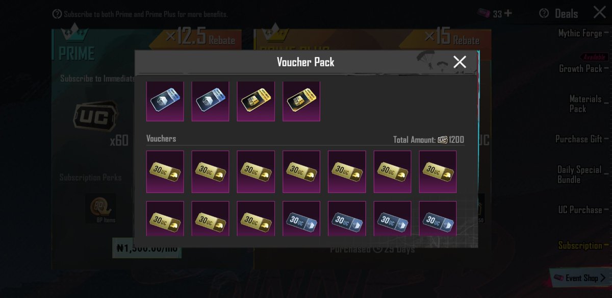 Newchannel1606's tweet photo. @PUBGMOBILE @BentleyMotors Pubg pls change the subscription voucher  back to 50 uc off https://t.co/7eZUEHRjUd