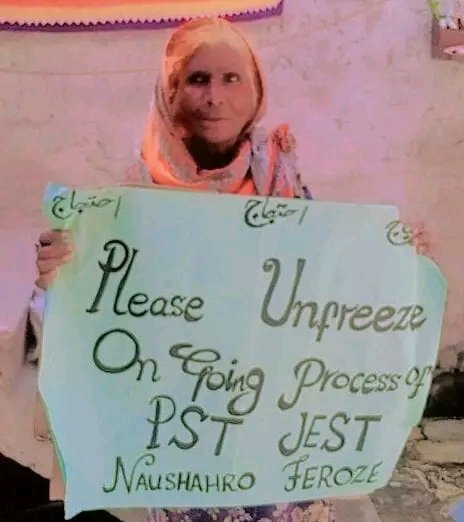 IsmailA66997771's tweet photo. #UnfreezePstJestprocess
We want justice 

@Eduministerpk
@MinisterEduGoS
@sh_narejo
@BBhuttoZardari 
@ECP_Pakistan
@SoomroOmer
@sindhinfodepart
@SELD_Sindh
@SindhCMHouse 
@KamranTessoriPk 
@haleemsomro 
@CMSindhMediaCel 
@sardarshah1
@MuradAliShahPPP

#UnfreezePSTJESTProcess https://t.co/VJ0x4hrrmA