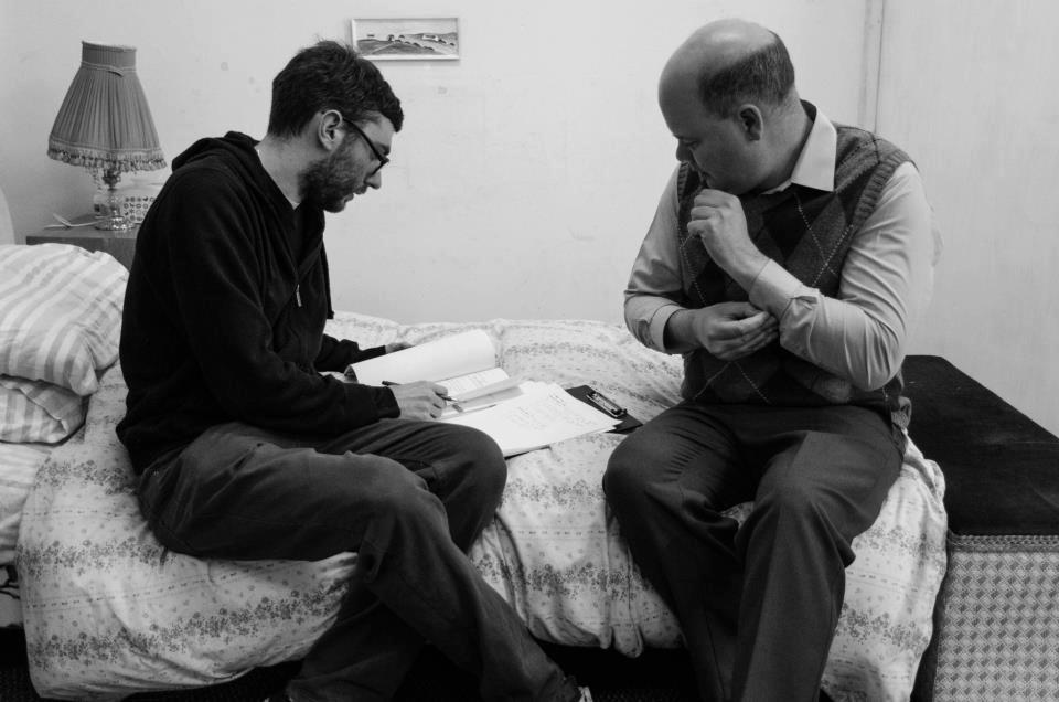 🎬 A much slimmer version of myself and <a href="/MPBaughan/">Mike Baughan</a> on the set of "Own Worst Enemy" talking over a scene (or discussing what we had for tea, can't quite remember).

🎟 We're screening OWE April 6th in Brum and tickets are available if you'd like to join us:
eventbrite.com/e/own-worst-en…