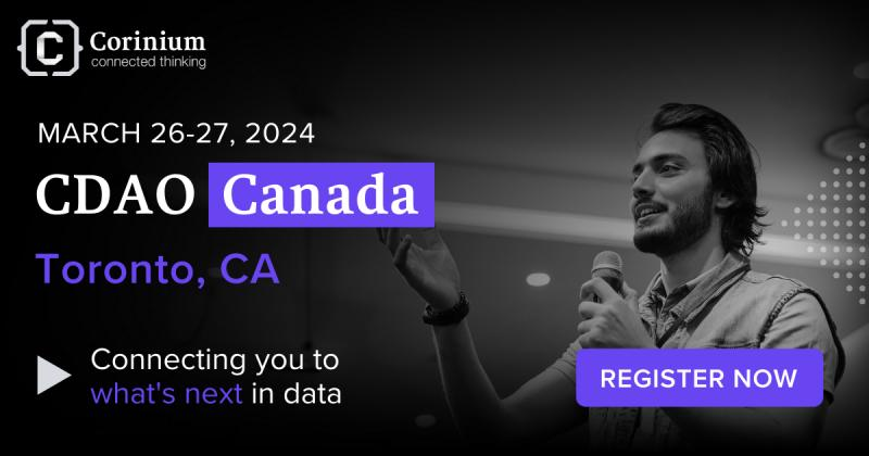 Don't miss your chance to explore the latest advancements, groundbreaking insights, and transformative possibilities in the dynamic realm of Data and Analytics at CDAO Canada! 🇨🇦 Register now: cdao-canada.coriniumintelligence.com #CDAOCanada