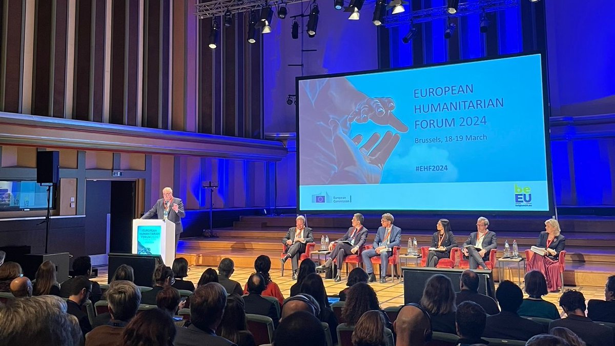 On this year's #EHF2024, we discussed how leveraging private investments can offer sustainable solutions after humanitarian aid has been provided Time to shift from aid to action. With investments in public services, private investments get mobilised, creating a virtuous circle!