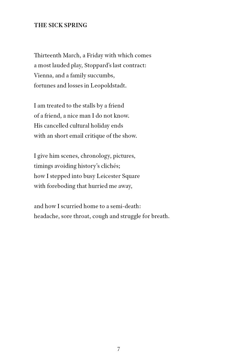 PREORDER (30.04.2024):

Chalking the Pavement, written during the first part of the Covid pandemic, includes a number of poems, as well as a long extract from Kate Noakes’ daily writings, which take the form of prose poems. 

brokensleepbooks.com/product-page/k…