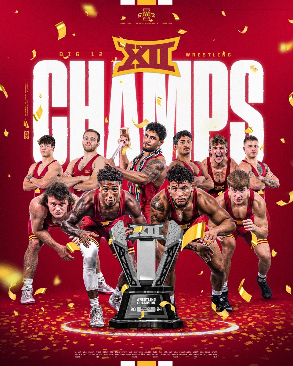 IowaStateU's tweet photo. Spring break was a WINNER. 🏆🥇🏆 https://t.co/Xi32mwPPDa