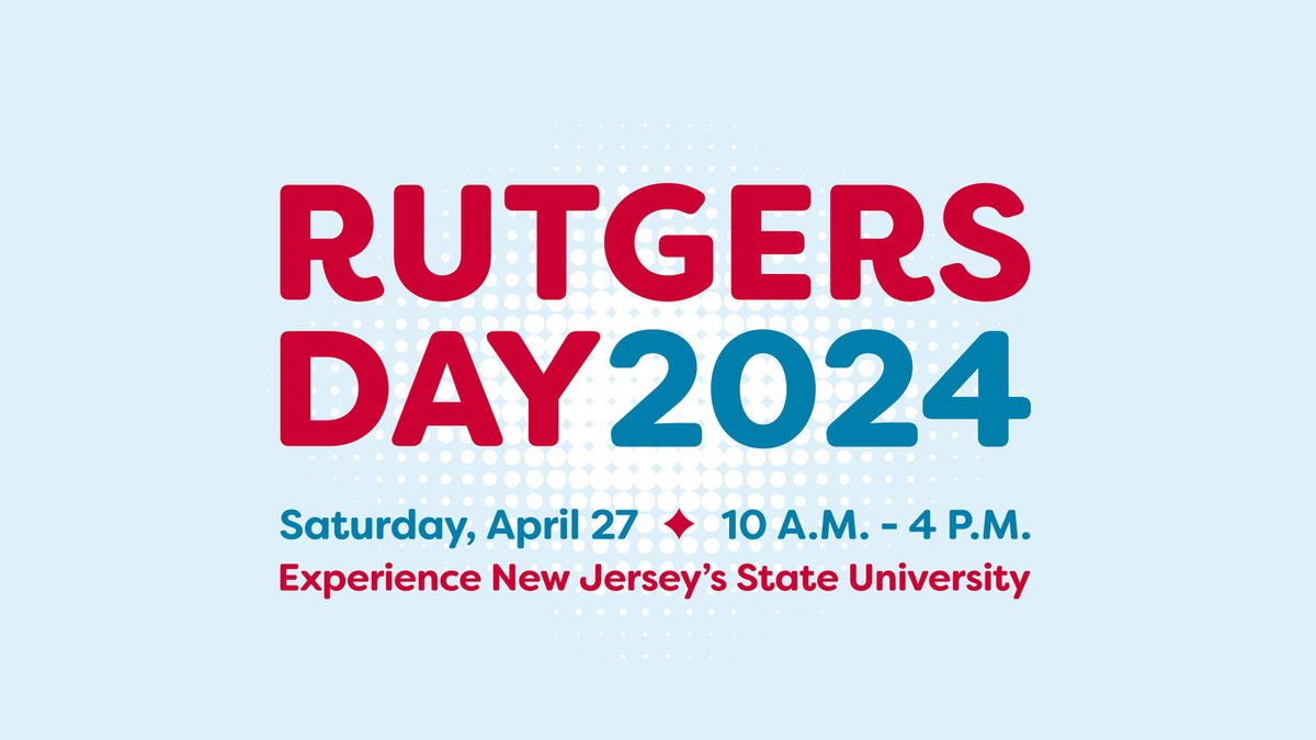 Mark your calendars—Rutgers Day is BACK! We hope to see you there!