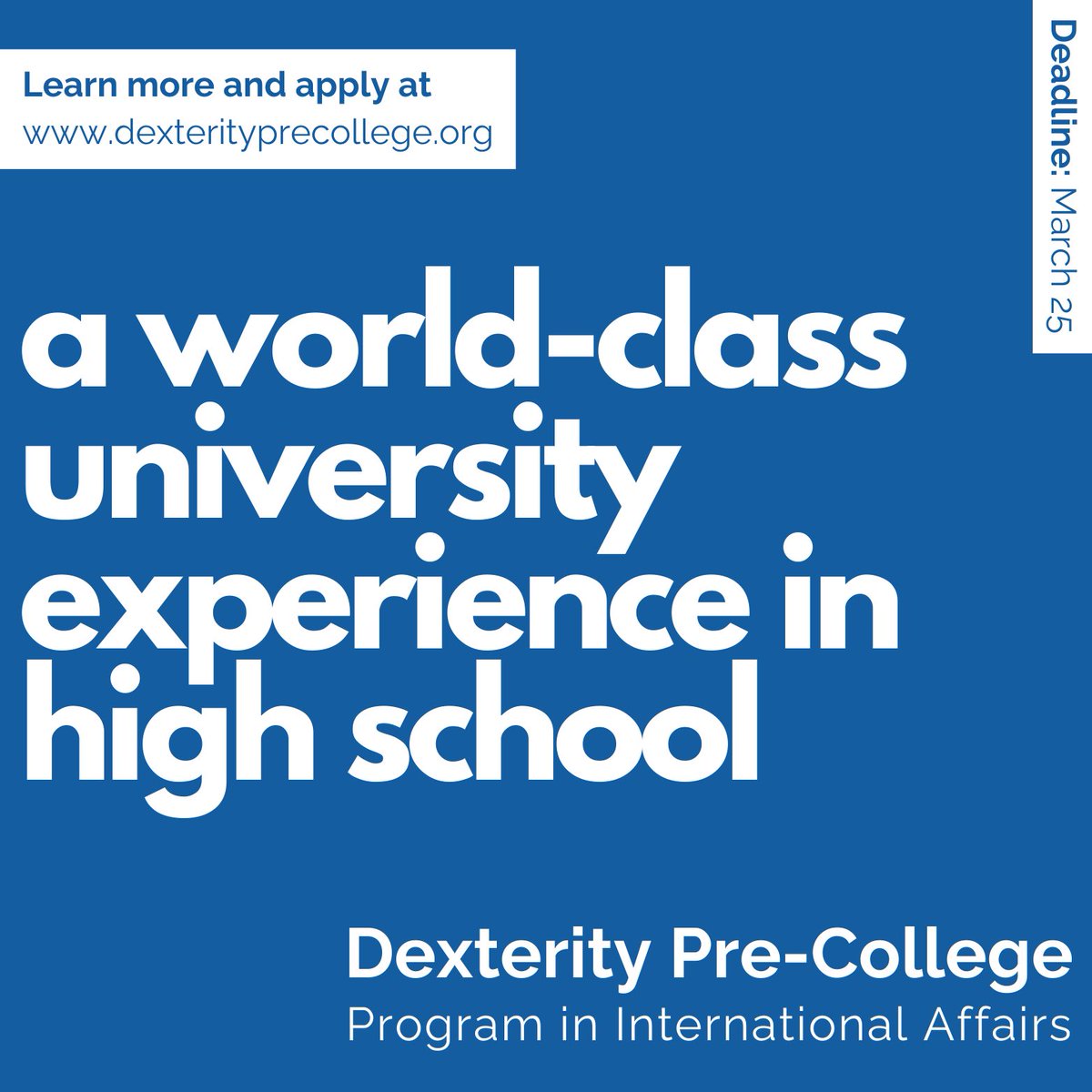 DexterityGlobal's tweet photo. Because diplomatically arguing with your sibling is not enough anymore! #DexterityPreCollege https://t.co/37kDyweUP5