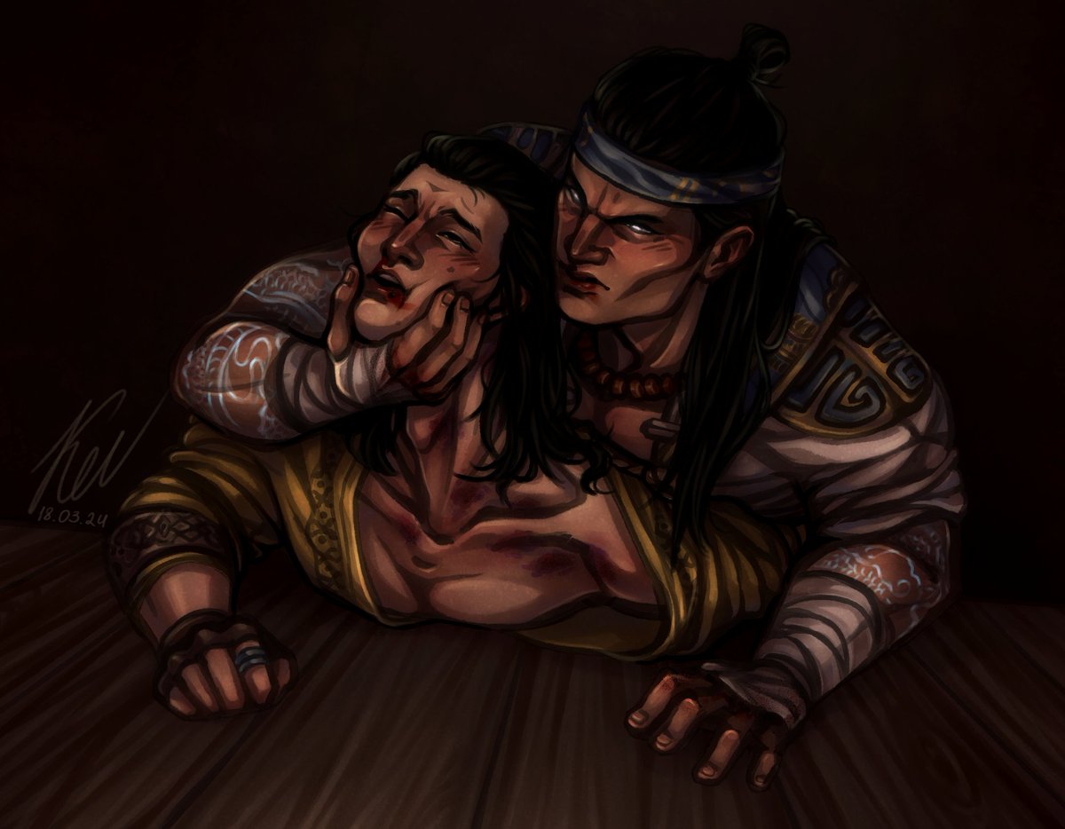They're fighting... I suppose👀

#mk1 #mortalkombat1 #shangtsung #liukang #liutsung #shangliu #art