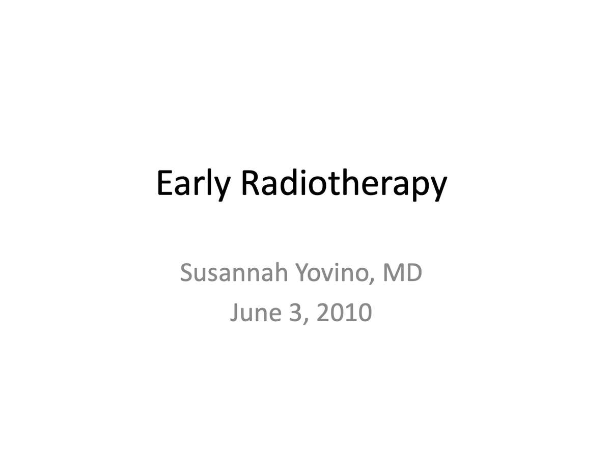 @freddyeescorcia With re to your #radonc history query...I guess now is as good a time as any to turn this aging powerpoint into a twitter thread... (1/n)
