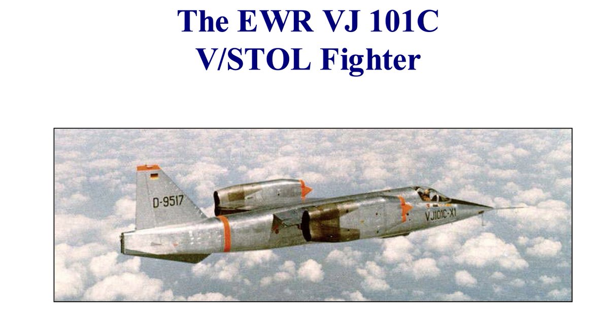 VLO225's tweet photo. Stumbled on series of very interesting 1960's German V/STOL Project https://t.co/U1dWLErSuK
