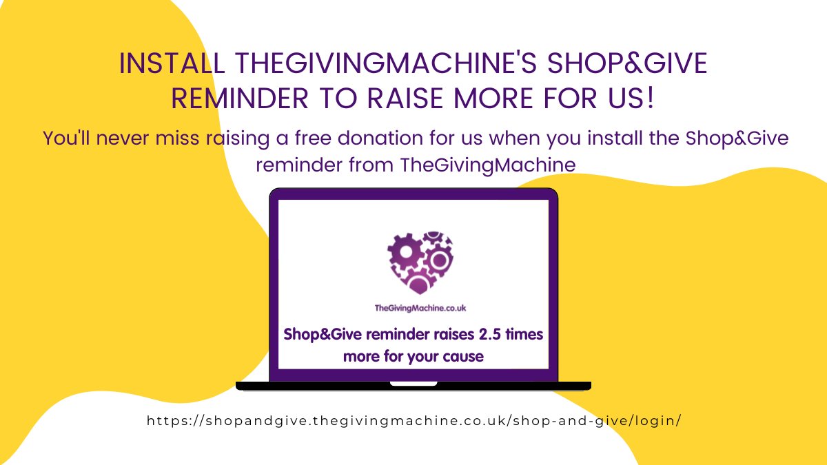 We’ve joined @GivingMachineUK – generate free donations for us when you shop online. Please join in & share thegivingmachine.co.uk/causes/batters… #Battersea #Charity