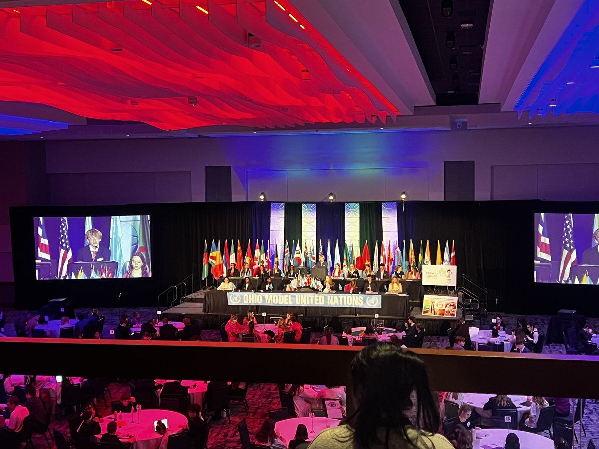 edubbs121's tweet photo. Amazing time in Columbus today watching Briar students participate in Ohio Model United Nations.   The students have dedicated numerous hours writing and preparing resolutions for this event and are proudly representing our community while attending!! https://t.co/c4JlyAe3k0