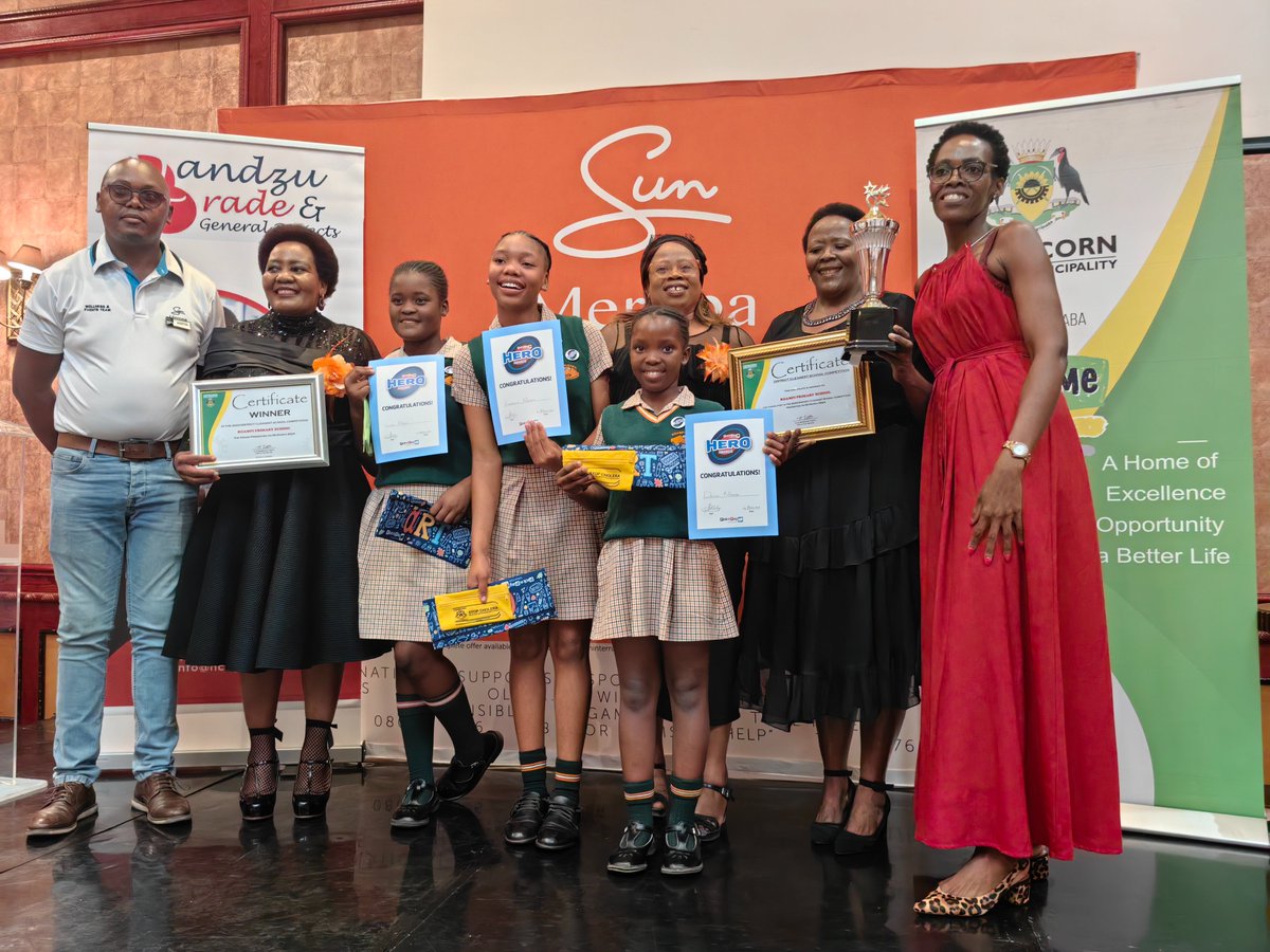 PnPSchoolClub's tweet photo. Let’s give it up for our Young Environmental Heroes!
Pick n Pay School Club and Polyco teamed up for the Capricorn District Municipality’s Cleanest School Competition. Of the 56 participating primary schools, 12 made it to the final round.
#PicknPaySchoolClub #Polyco (1/3) https://t.co/WYrcBRf146
