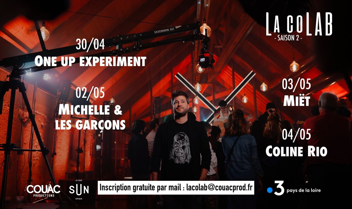 SamuelDegasne's tweet photo. 📺🎥🎸 #LaCoLAB https://t.co/iWUNI1kv2a