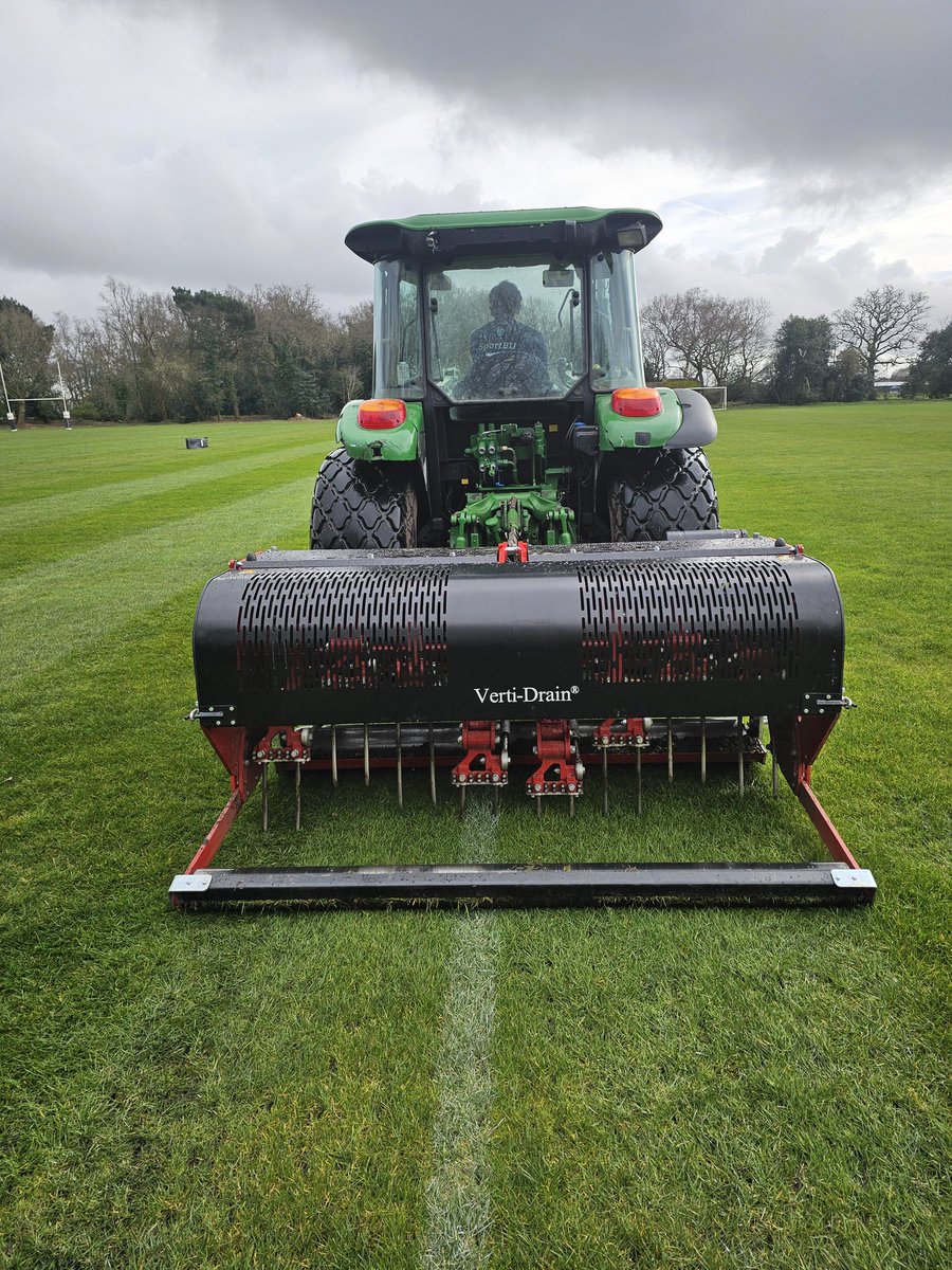 Chapel Gate - BU Sports Grounds Team (@chapelgatebugr) on Twitter photo Tom is out with the verti-drain <a href="/ChapelGateBU/">Chapel Gate - BU Sports Campus</a> to aerate, decompact, and provide soil pore pace for new roots to develop in. #layingthefoundation #breath
#GroundsWeek Tom is out with the verti-drain <a href="/ChapelGateBU/">Chapel Gate - BU Sports Campus</a> to aerate, decompact, and provide soil pore pace for new roots to develop in. #layingthefoundation #breath
#GroundsWeek