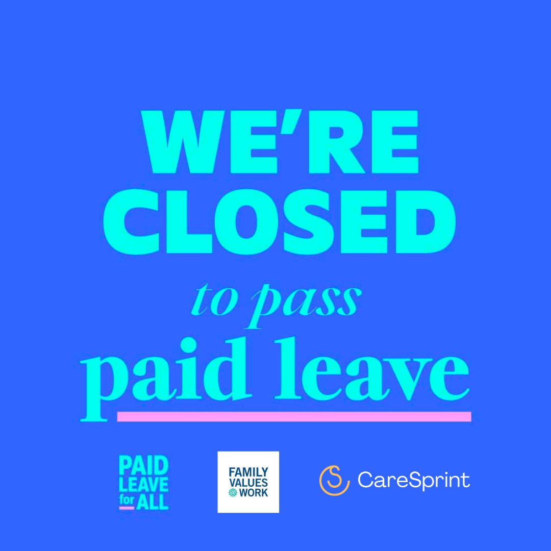 Today we join @PaidLeaveforAll @FmlyValuesWork and 70+ businesses closing our doors to send Congress a message: It’s time to pass paid leave. 

Take action - sign the petition: glamour.com/paidleaveforall 

#ClosedForPaidLeave 
#DayWithoutWomen