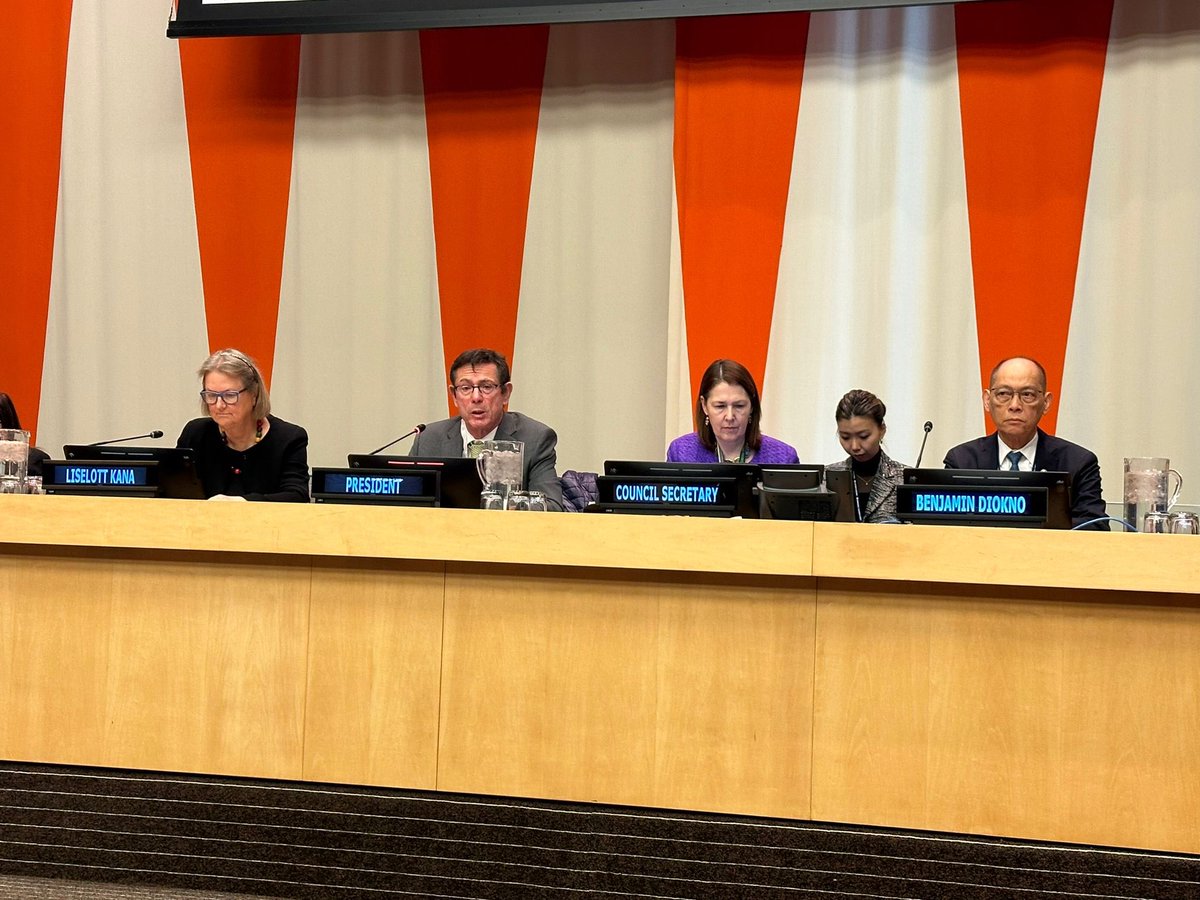 #Croatia as Vice-President of @UNECOSOC opened today’s 2024 ECOSOC Special Meeting on International Cooperation in Tax Matters which represents a global inclusive, evidence-based and action-oriented discussions on international tax cooperation in support of achieving the #SDGs.