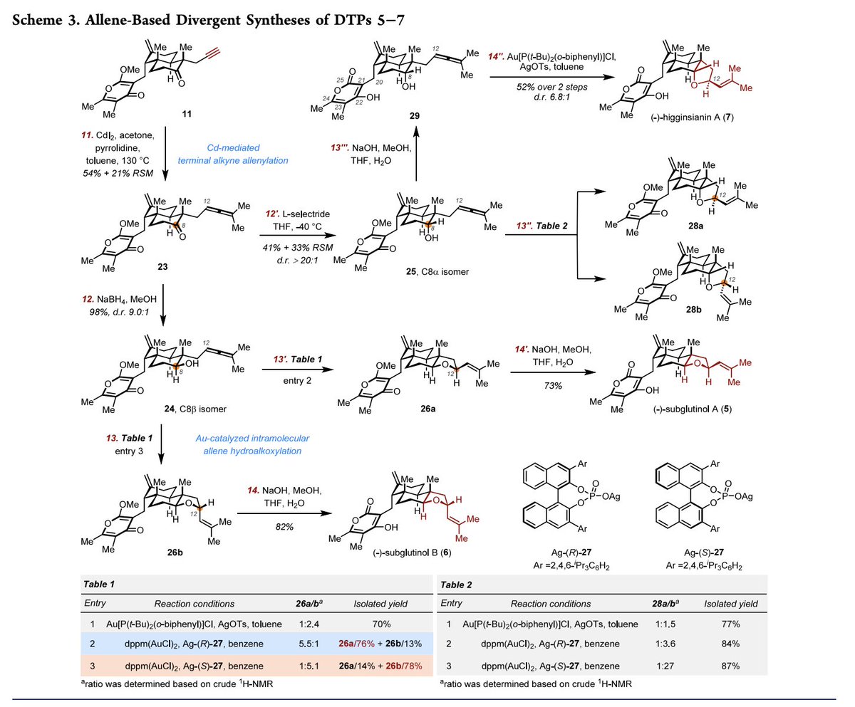 TotalSynthesis's tweet photo. #Enantioselective Divergent #Syntheses of Diterpenoid Pyrones by Yunpeng Ji, Yaqian Liu, Weiqiang Guan, Chuning Guo, Hongli Jia, Benke Hong, and Houhua Li at @PKU1898 in @J_A_C_S https://t.co/mJHYrsHzbC https://t.co/uhkvOp6xU9
