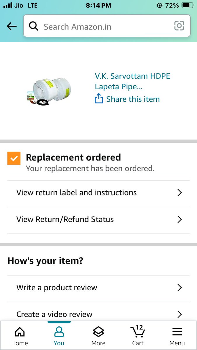 its__rajput's tweet photo. @amazon @AmazonHelp i ordered 5 inch and recieved 3 inch and ordered 60m recieved 30m bundle. किसी साइड तो पूरा देदेते आमेजन वाले चाचा ना नाप पूरी ना साइज #amazonscamers #amazon #fuck🤬🤬 https://t.co/hcBfCSspZ7