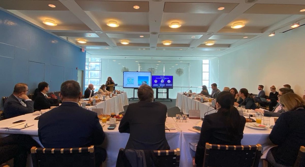 GermanAmbUN_NY's tweet image. Taking action against the multifaceted consequences of rising sea levels is crucial. Grateful for insightful retreat of #CSET Champions with distinguished experts of @NASA @UNESCO &amp;amp; Int‘l Law Commission #ILC.

Looking forward to high-level meeting in Sept facilitated by 🇨🇷 &amp;amp; 🇳🇿.