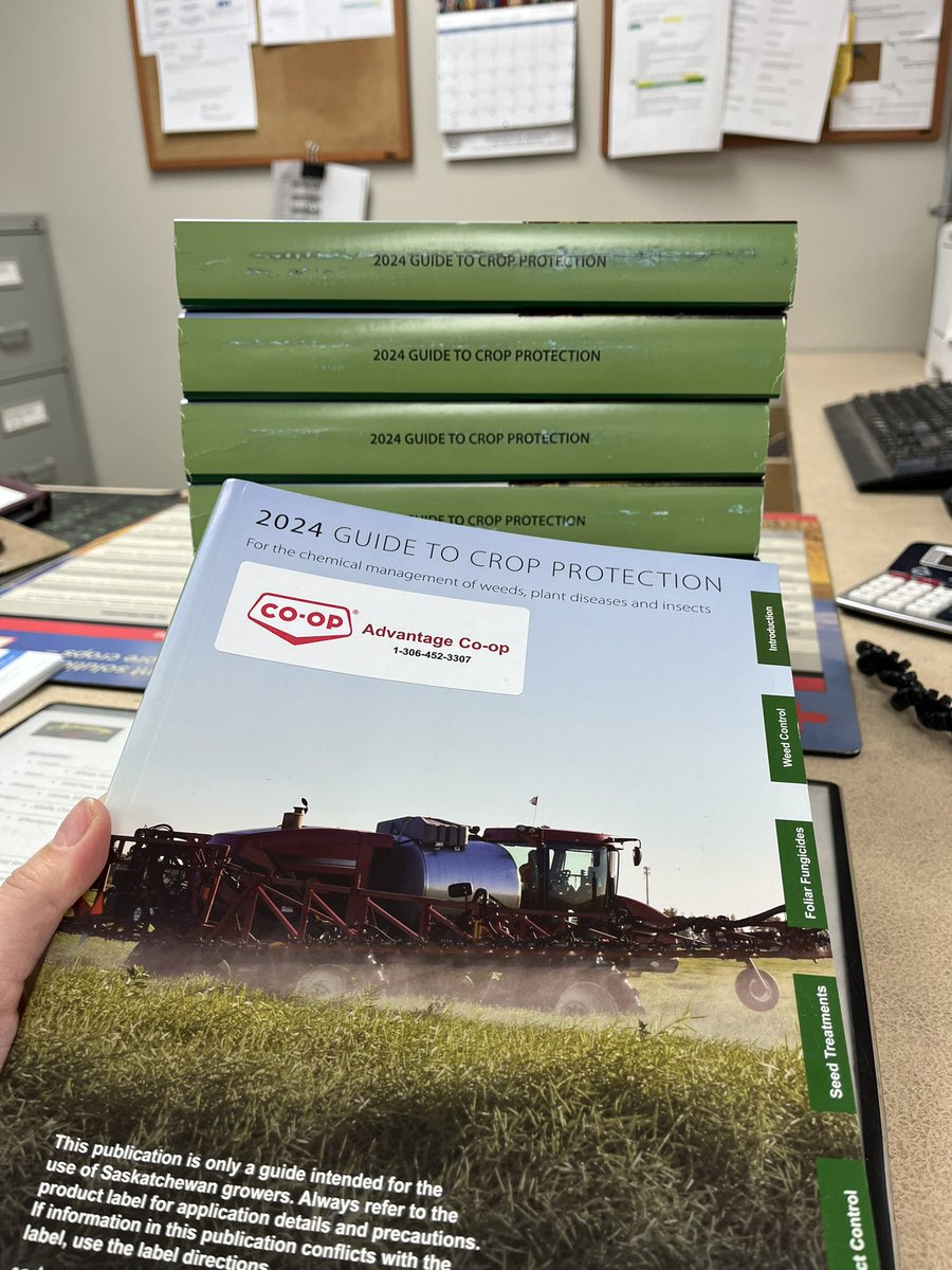 They’re here! 

Stop by the office and grab yourself a copy of the 2024 Guide to Crop Protection 🌾