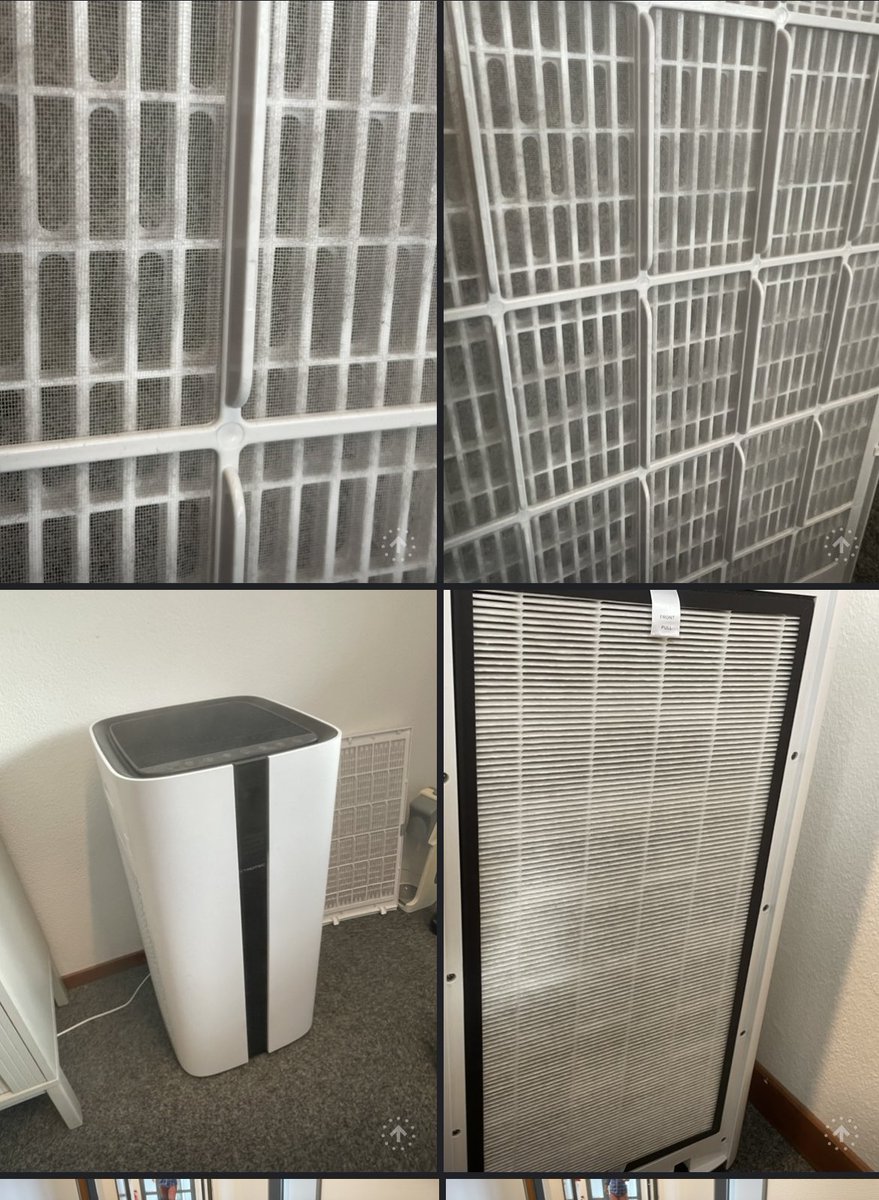 NorwaySkandin's tweet image. #Luftreinhaltung #Airclean #SaubereLuft

Noch schnell bei dem Trotec Airgoclean 350E die Vorfilter bei meiner Frau im Büro mit dem Staubsauger mit internem HEPA-Filter gereinigt💪
FFP3-Maske😷 hatte ich auf und habe auch dabei Handschuhe🧤getragen.