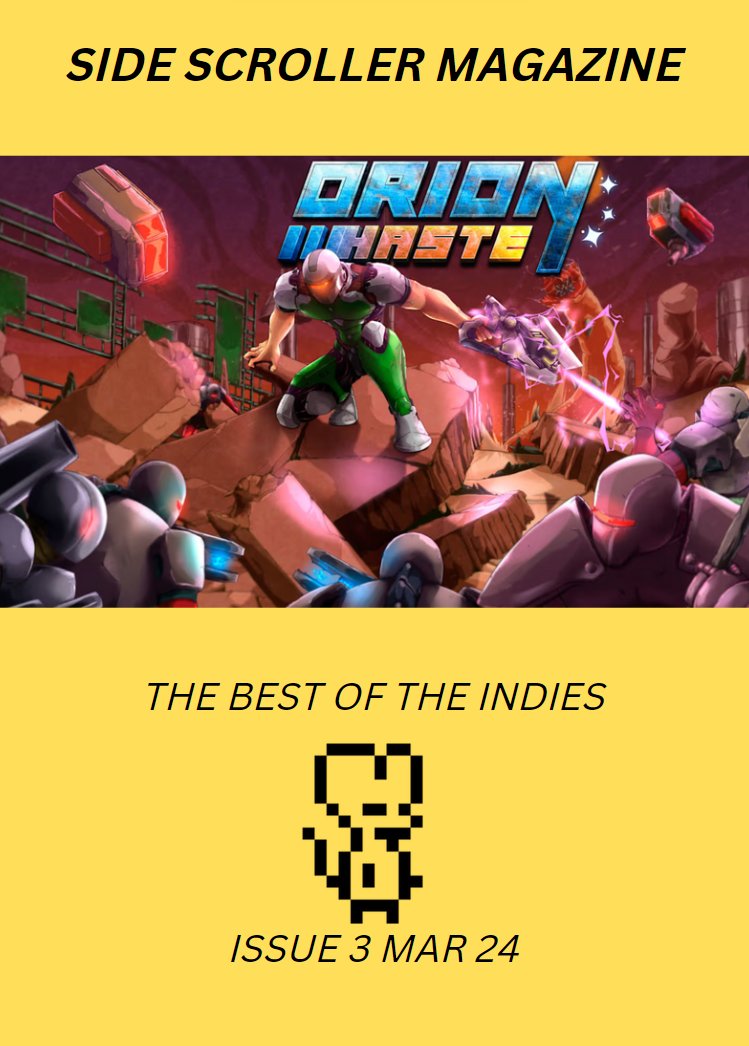 LabsSkull's tweet photo. SIDE SCROLLER MAGAZINE

https://t.co/RvLg6EuE8m

#indiegame #RETROGAMING  #retroneverdies https://t.co/yRy5Zxepqg