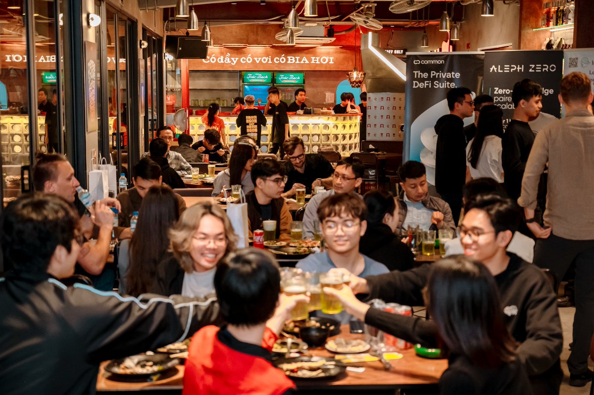 Aleph Zero and Art Zero teams are thrilled to have connected and shared with the vibrant Aleph Zero community in Vietnam at our recent <a href="/Aleph__Zero/">Aleph Zero</a> Ecosystem Meetup! 🔥

Check out the highlights from the event - big thanks to everyone who joined us! 🙌