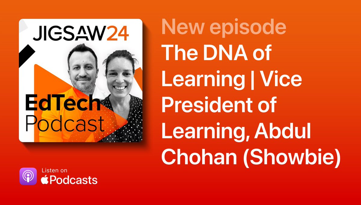 Explore the world of education and technology in our latest #EdTechPodcast episode! 🌟 

Featuring @AbdulChohan from @Showbie, delve deep into the DNA of Learning and learn how ed tech enables collaboration, resource sharing, and more. Tune in now! apple.co/3P0SjsM