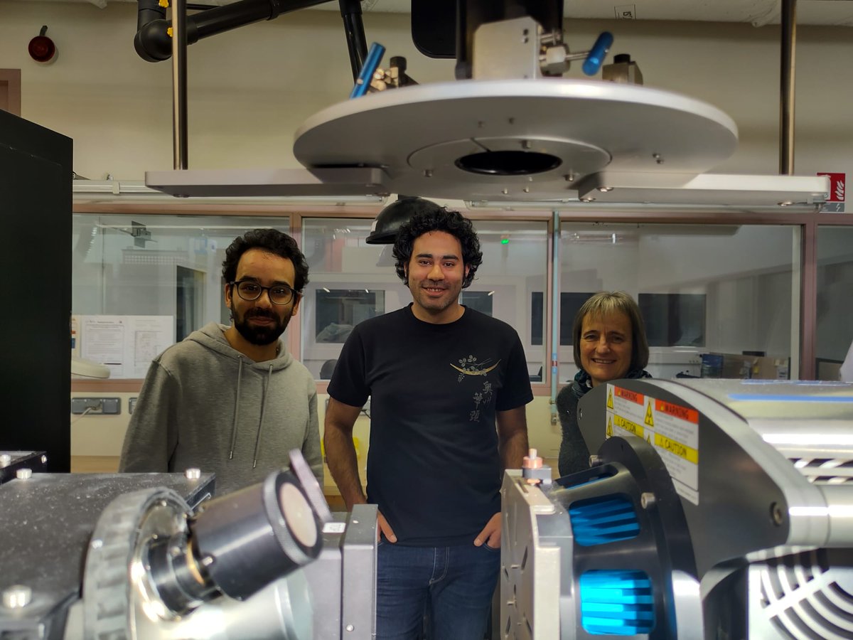 MNooraiepour's tweet photo. Exciting times at the #DMEX Center for X-ray Imaging in Pau (Université de Pau et des Pays de l'Adour) last week! We embarked on a thrilling journey into x-ray computed tomography, unraveling the intricate dynamics of @CO2 induced #salt precipitation in porous media.
@mo_masoudi https://t.co/knwll0gNIh