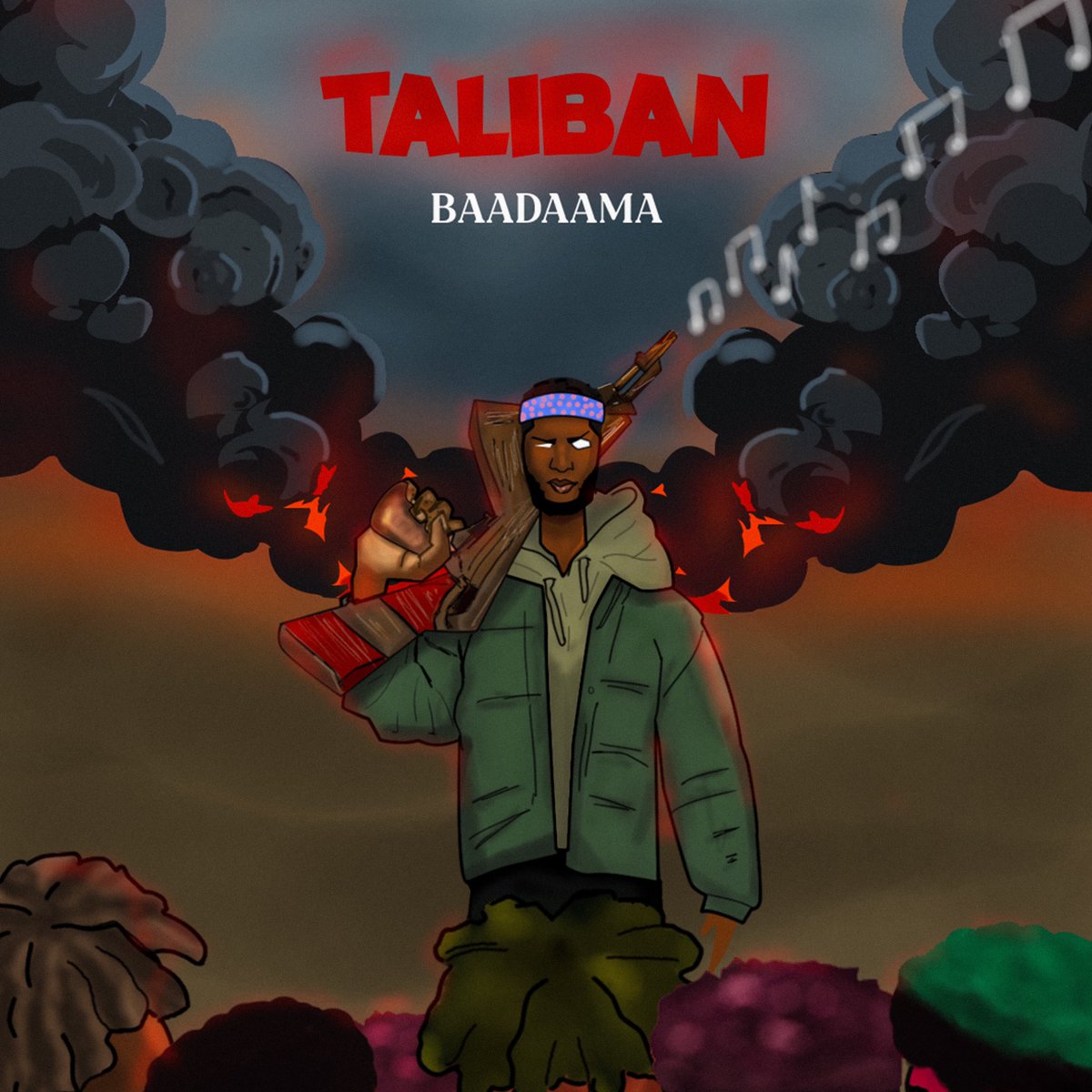 Taliban w/ @Baadaama1 cover artwork by me🧸