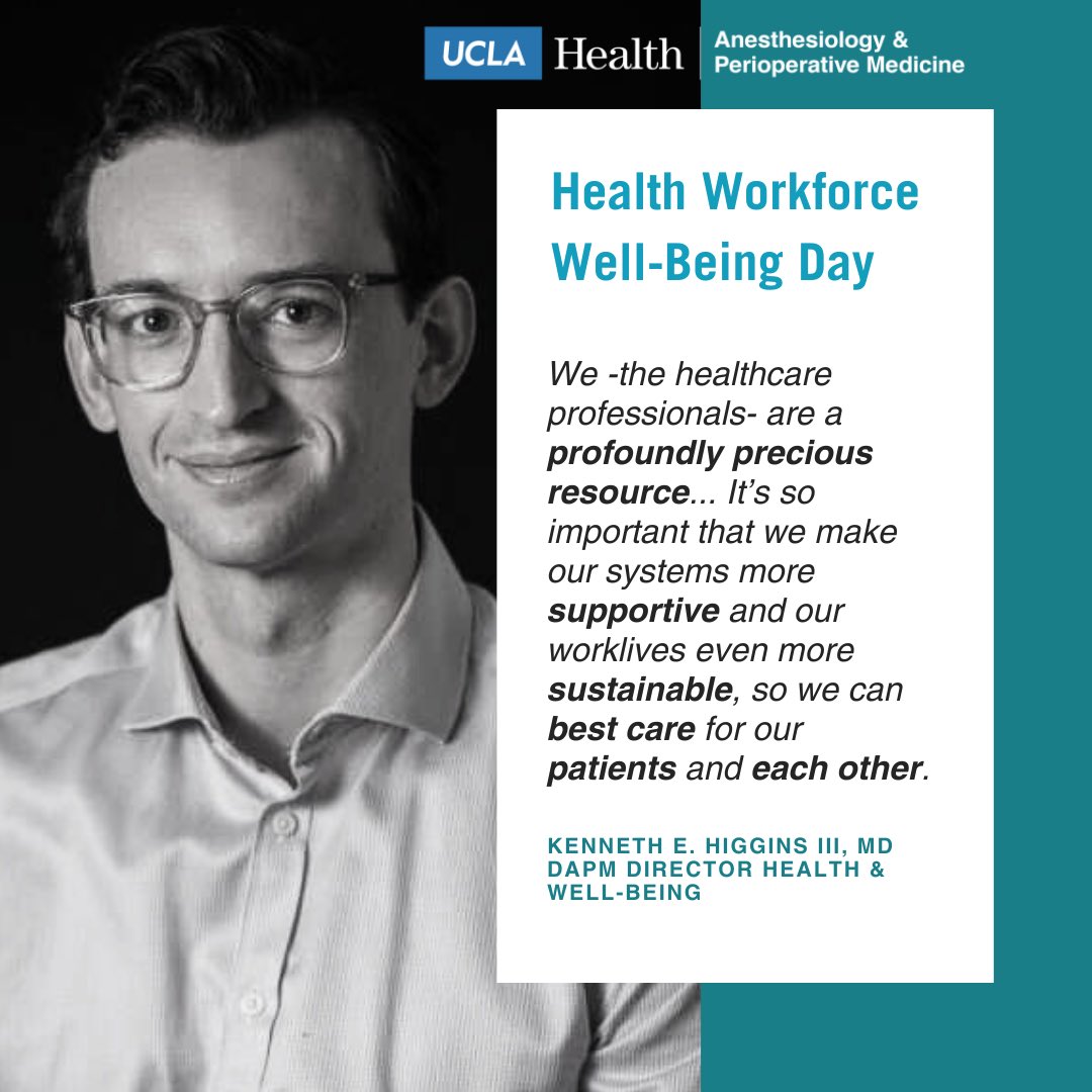 “It’s so important that we make our systems more supportive, and our worklives even more sustainable, so we can best care for our patients and each other. The DAPM program aims to do just that, in a pragmatic, equitable, and well-being improvement science-based fashion.” #HWWBDay