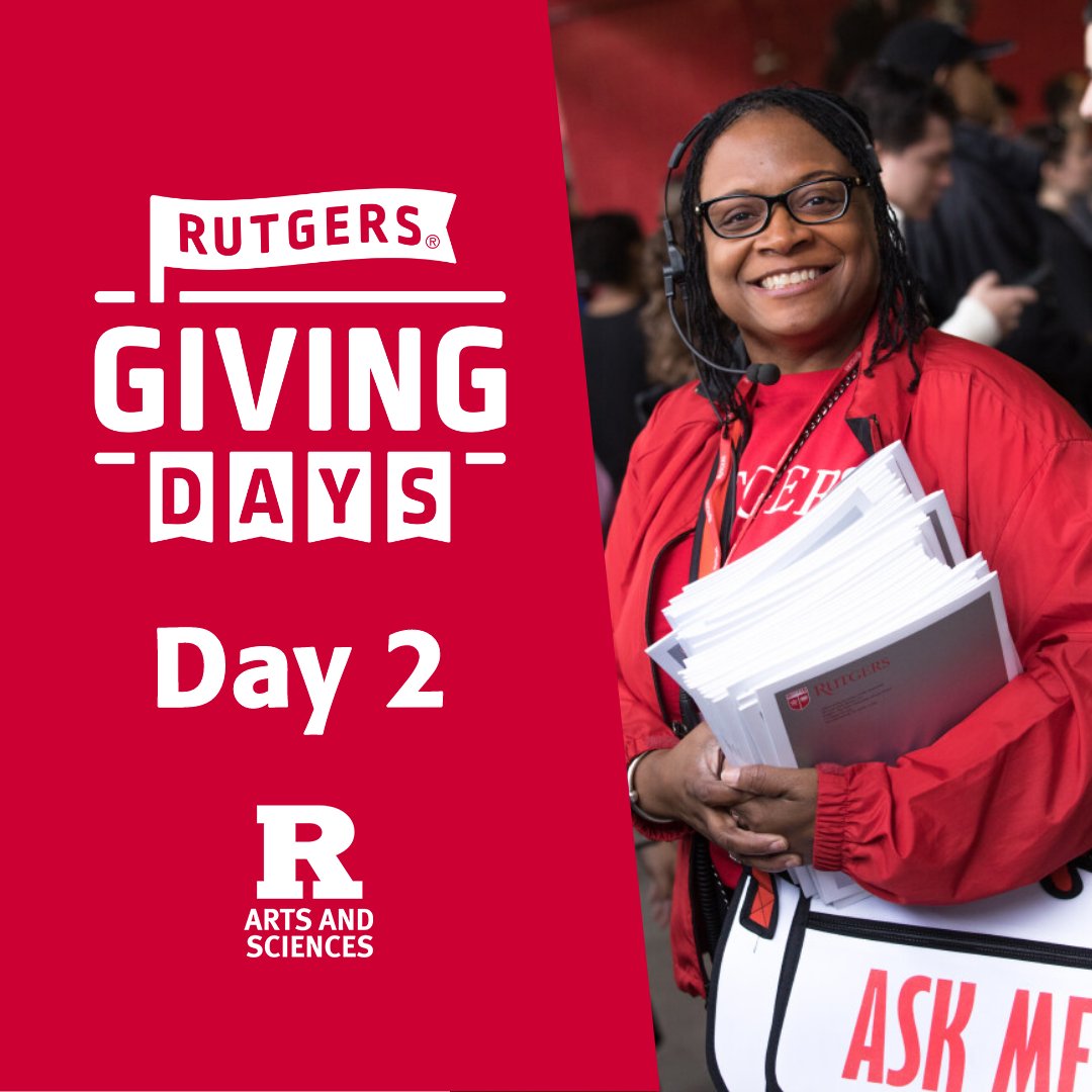 Your support during #RUGivingDays can play a vital role in supporting the life-changing work that happens every day at Rutgers. Be part of it today! Give here ➡ lnkd.in/eDtq7Mym