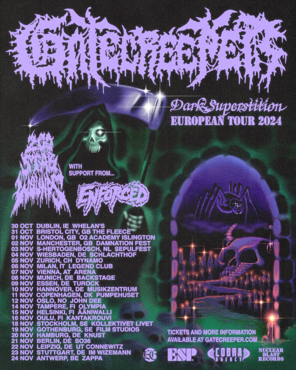 European tour this fall with @200StabWounds and @EnforcedRVA