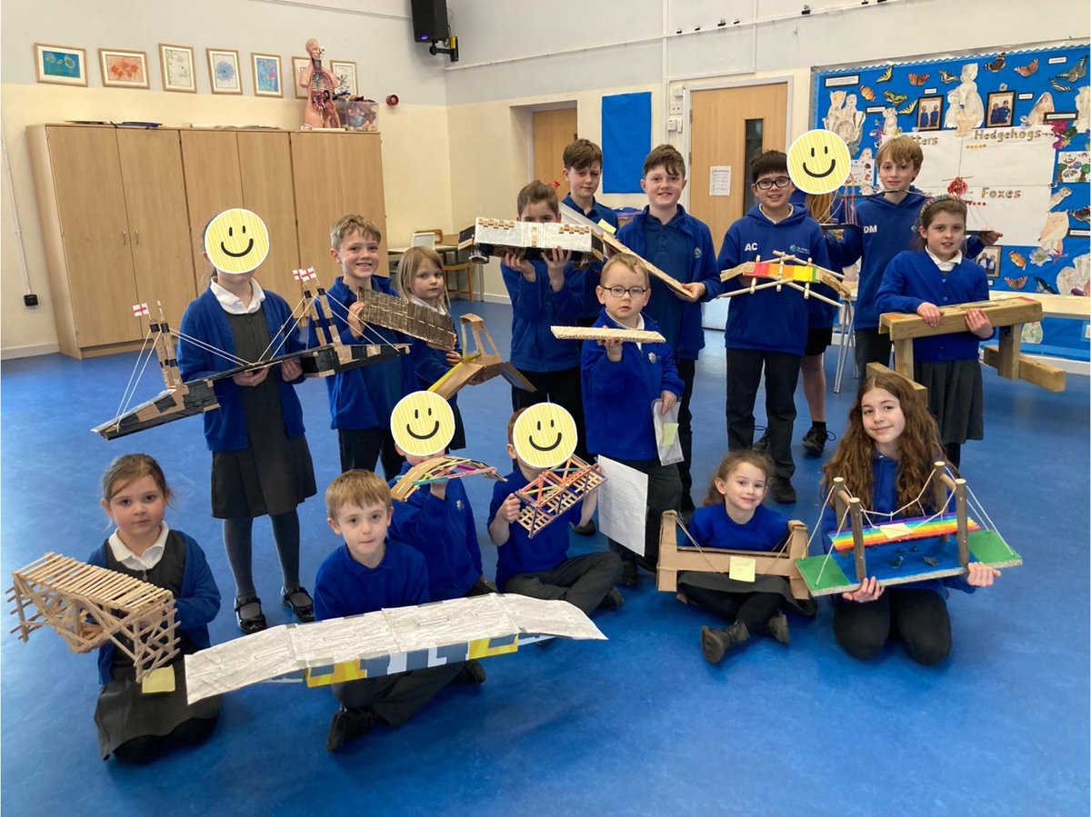 TheMeadowsPS's tweet photo. As part of STEM week we had to design a bridge that could bear weight. We made a wide range of structures and used a lot of different materials. The results were outstanding! The bridges are being displayed in our lobby. 🌉 https://t.co/Ud6G2fzWdI
