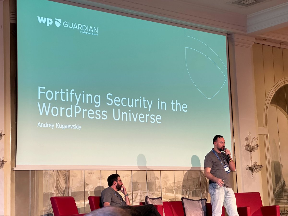 codeablehq's tweet image. Some snaps from the #WebPros session about security in the #WordPress universe 👀 @Plesk @cPanel #CloudFest