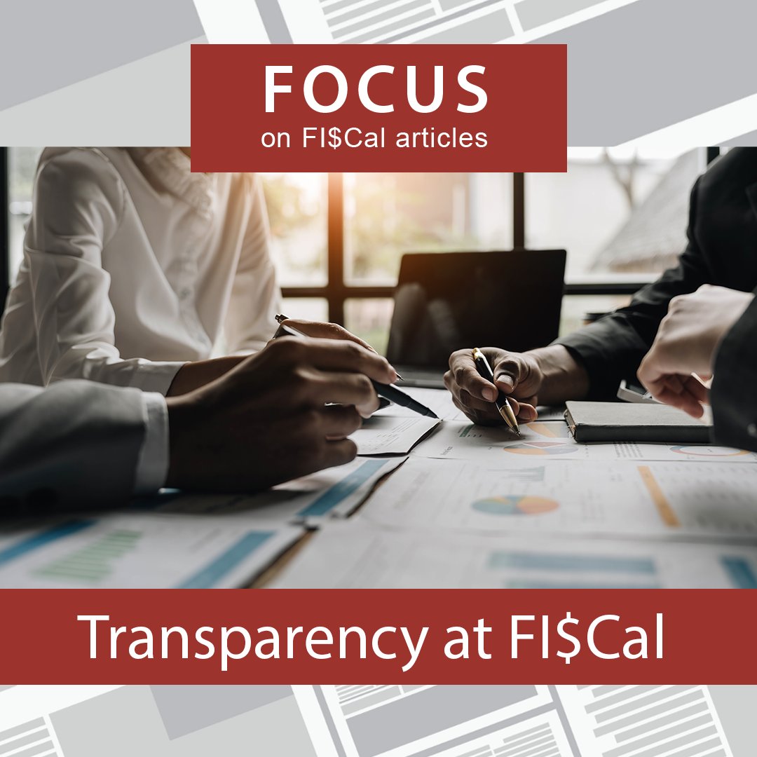 In this month’s Focus newsletter, we share ways FI$Cal engages with our partners, system end users and the public to make sure we’re being transparent in our practices and using feedback to inform important decision-making. Read it now: Bit.ly/3TErIof #CaliforniaNews