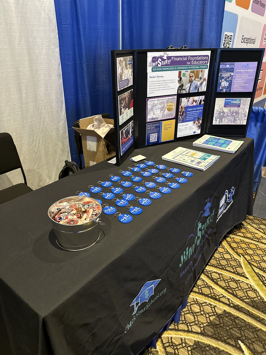 Are you at #COABE2024? Visit @JoelRealLife101 at the @JumpStart1995 booth to grab some candy and learn about our #FinancialLiteracy initiatives! @COABEHQ