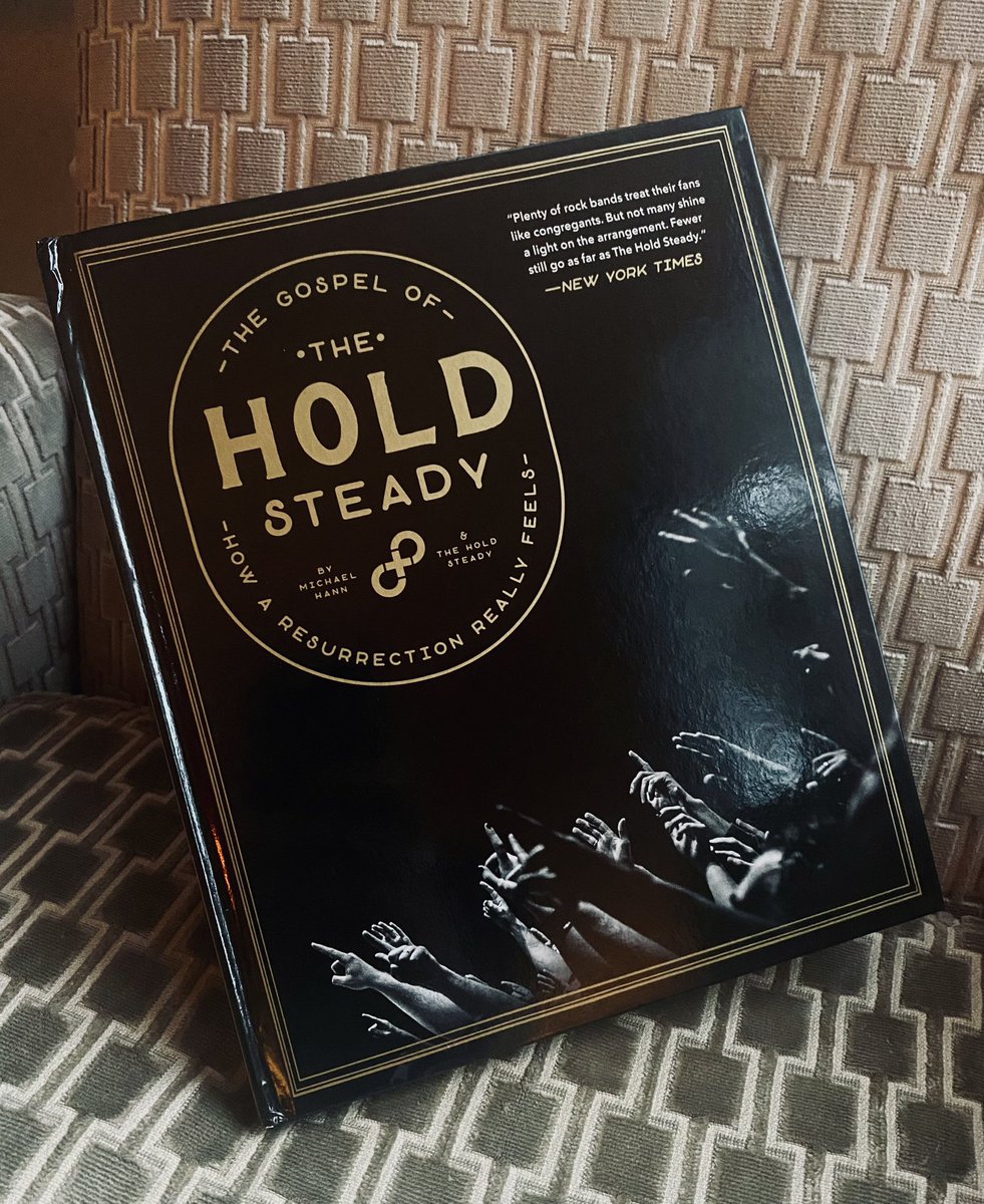 Loved this. Beautiful book by @MichaelAHann that captures the messy, euphoric, life-affirming wild ride that is @theholdsteady