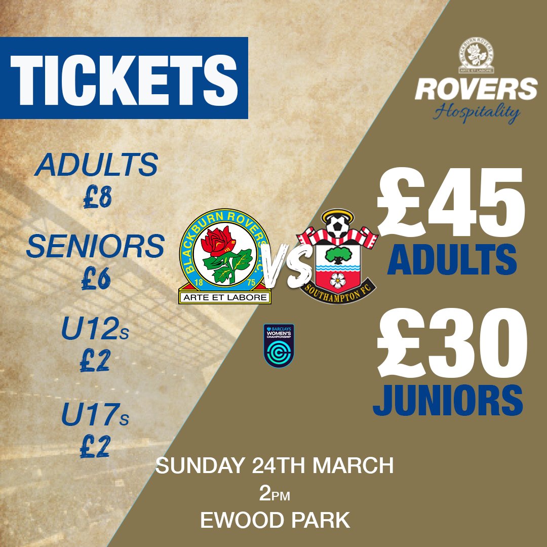 RoversWFC's tweet photo. 1,200 TICKETS SOLD! 🌟

Thank you for all your support. There is still time to secure your seat for our record breaking game at Ewood Park this Sunday 🏟

🎫 Tickets available via the link https://t.co/3YlZ0vUUsb

#Rovers 🔵⚪️ https://t.co/xlaJiI7jt1