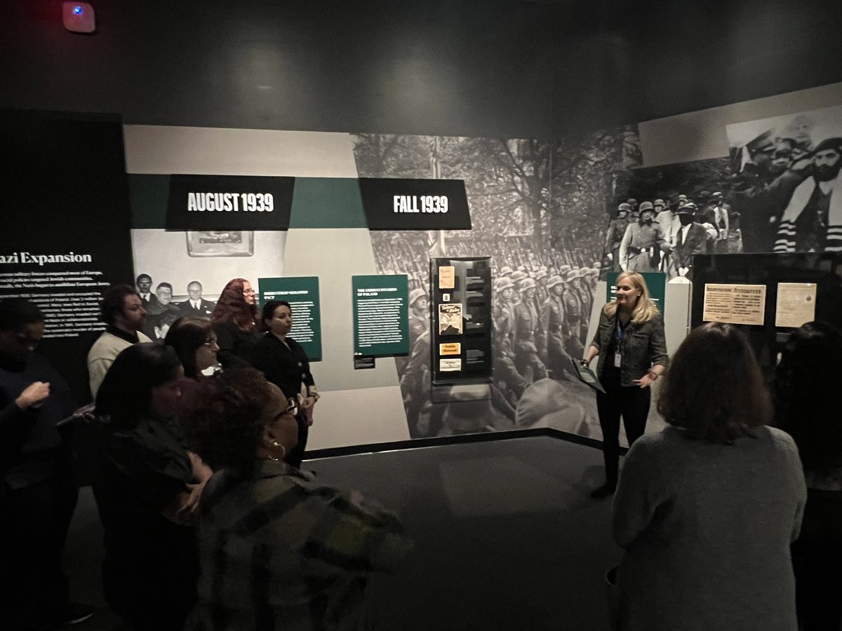 Today, our Transfer Schools staff visited the Museum of Jewish Heritage, a Living Memorial to the Holocaust. Exploring history, empathy, and resilience, we're committed to Meeting Hate with Humanity in our PL session. #HolocaustEducation