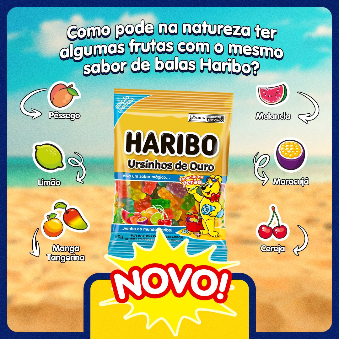 haribobrasil's tweet photo. Gente, como que pode, né? 🤭

A natureza é mesmo perfeita, igual ao meu lançamento Ursinhos de Ouro edição “Especial Verão”, que tem sabores que parecem ter sido colhidos direto do pé! 😋 Quer experimentar? Acesse https://t.co/dwEEcAbReP e descubra onde encontrar perto de você! https://t.co/w4naC8iD3H